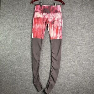 Alo‎ Yoga Goddess Ribbed Leggings High Waist Womens Size Xs Pink Gray